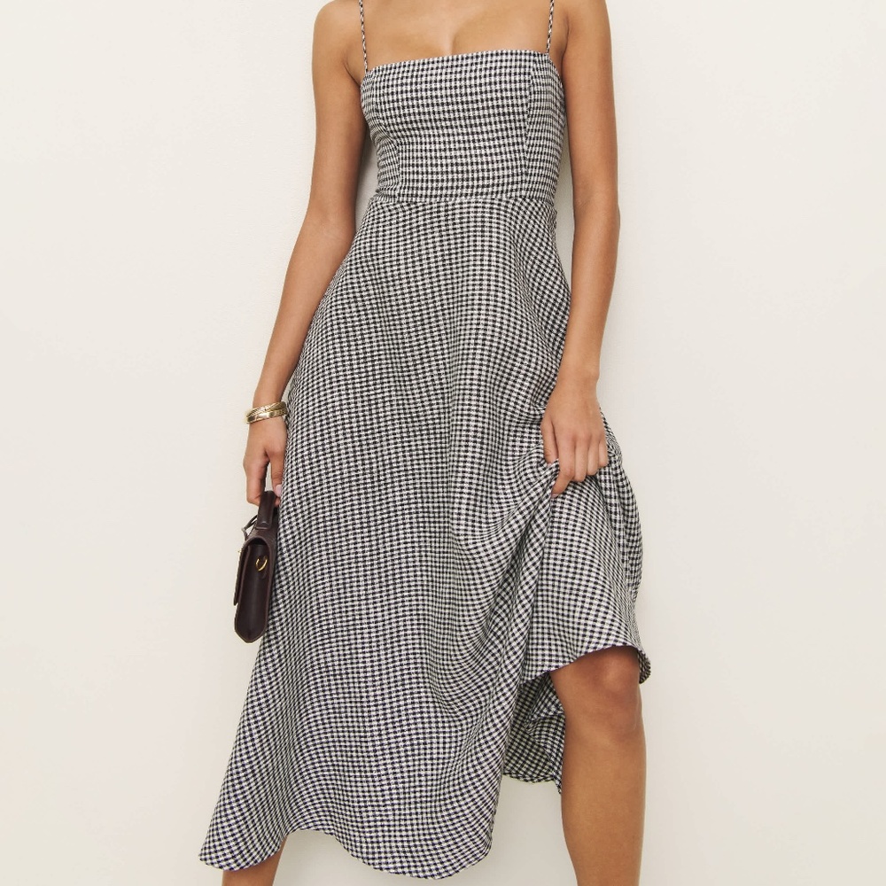 Reformation Monette Linen Dress - NWT Size 4